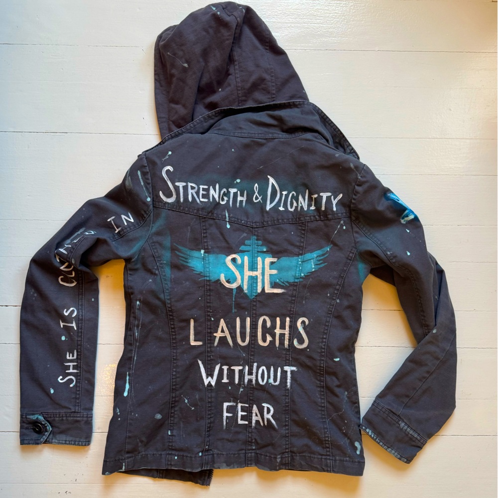 Studio Jacket Painter Artist Grunge Punk Rebel Streetwear Original S Vintage